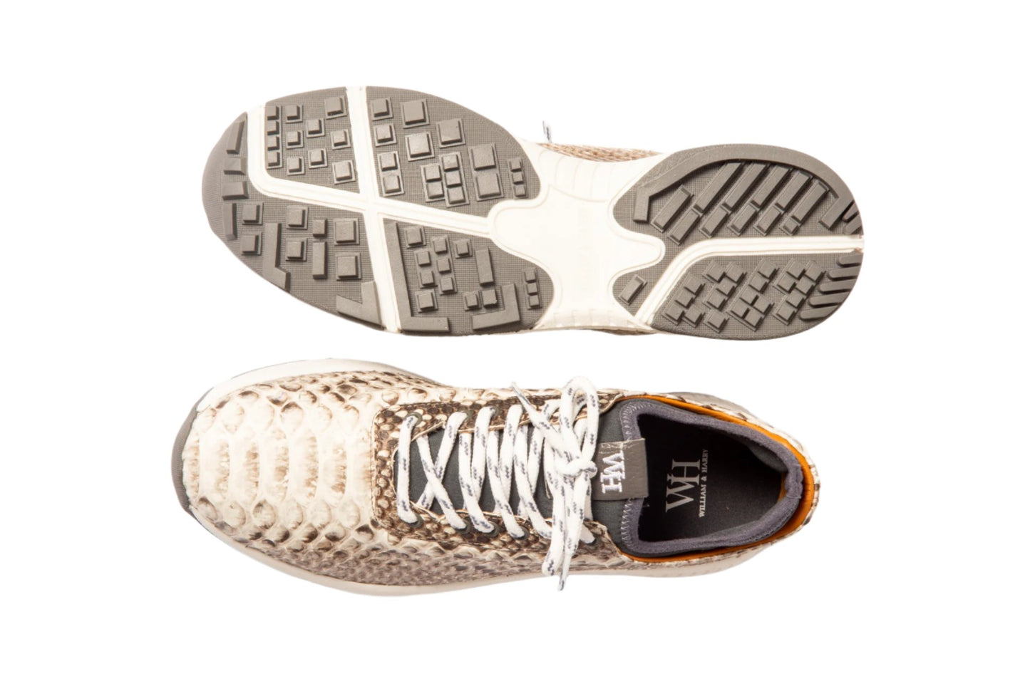 W&H Viper - Python Men's Golf Shoes in Natural