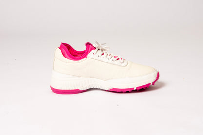 W&H Deerskin Lynx Women's Performance Golf Shoes in Pink