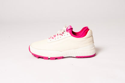 W&H Deerskin Lynx Women's Performance Golf Shoes in Pink