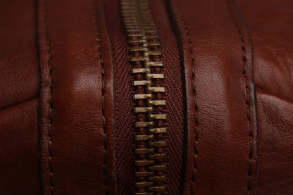 Brown Leather Golf Bag