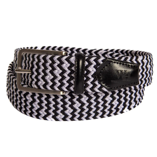 Braided Micro Stripe Stretch Belts - Unisex