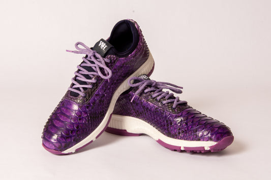 W&H Viper - Python Golf Shoes for Men in Purple - Pre-Order Yours Now