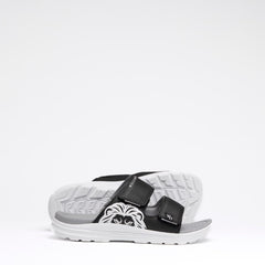 Men's Dual-Strap Recovery Slide Black & White