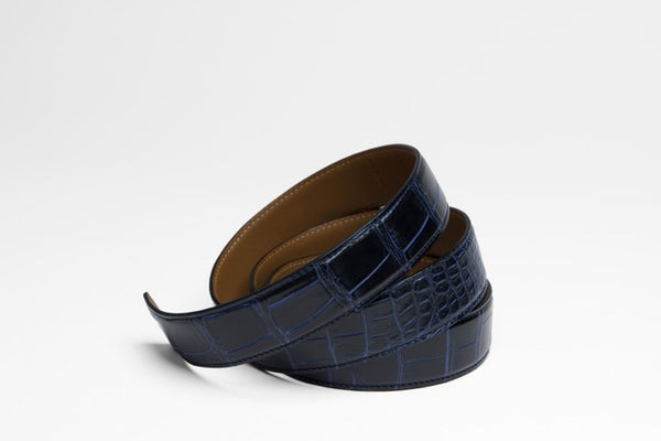Alligator Exotic Skin Leather Strap