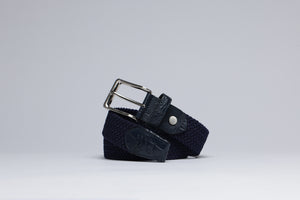 Braided Fabric Stretch Belts with Alligator End Caps - Men