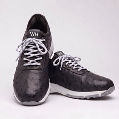 Eagle Ostrich Skin Golf Shoe - Gray