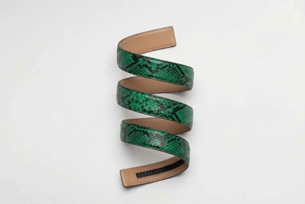 Python Exotic Skin Leather Strap - Unisex