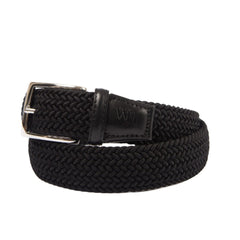 Braided Micro Stripe Stretch Belts - Unisex