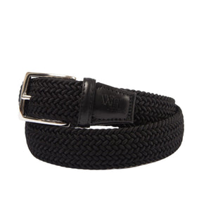 Braided Micro Stripe Stretch Belts - Unisex