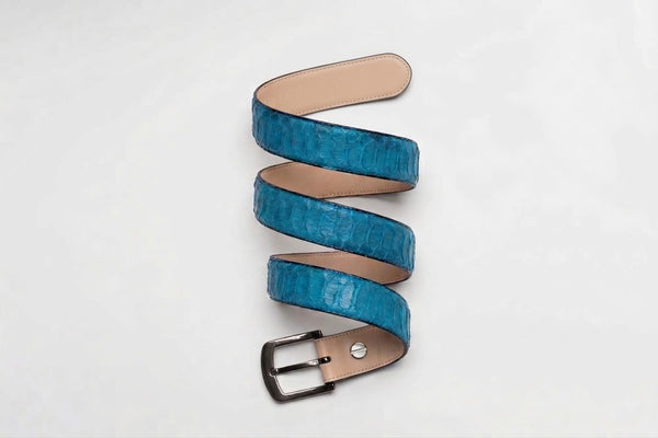 Viper Python Leather Belts - Unisex