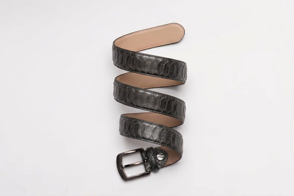 Viper Python Leather Belts - Unisex