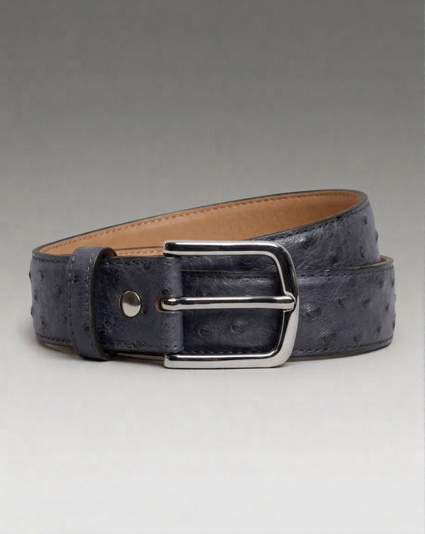 Eagle Ostrich Leather Belts - Unisex