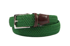 Braided Micro Stripe Stretch Belts - Unisex