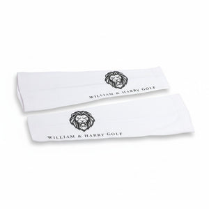 Men’s UV Performance Golf Sleeves – White
