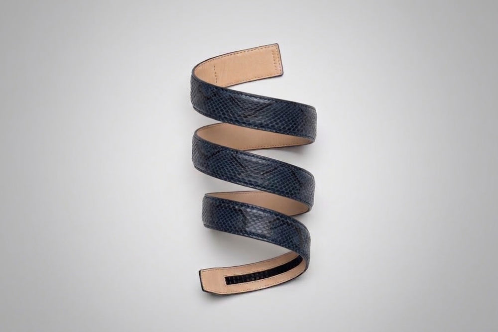 Python Exotic Skin Leather Strap - Unisex
