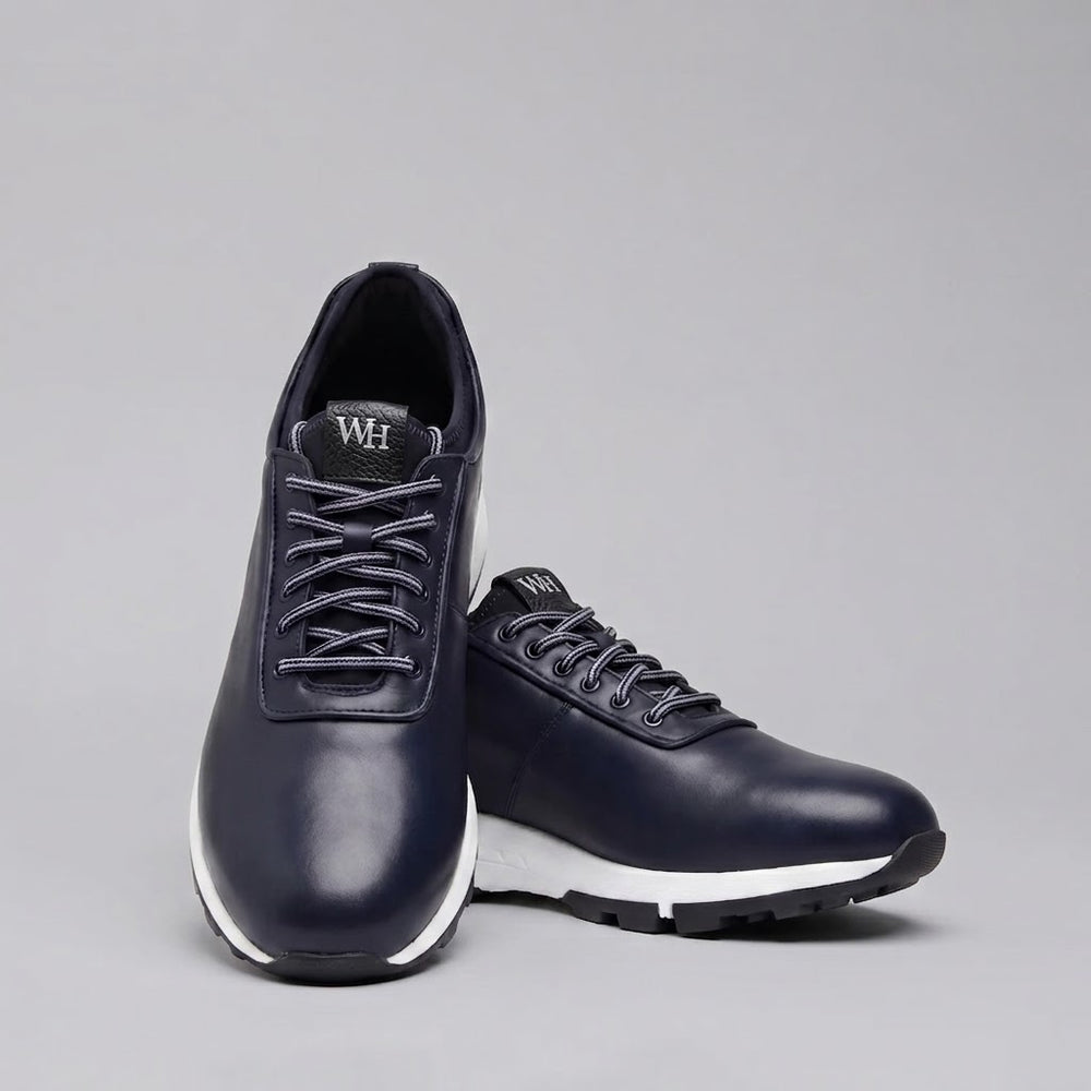 Ace Deerskin Golf Shoe - Navy