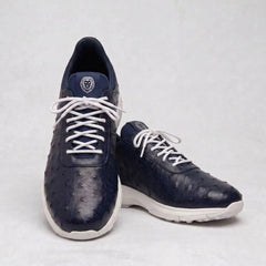Eagle Ostrich Skin Golf Shoe - Navy 2026