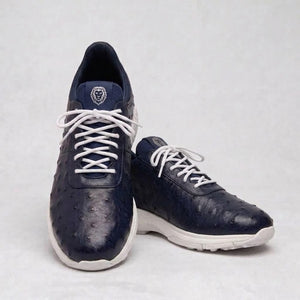 Eagle Ostrich Skin Golf Shoe - Navy 2026