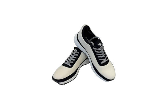 W&H Suede Black/White - Original Design Signature Golf Shoes for Women