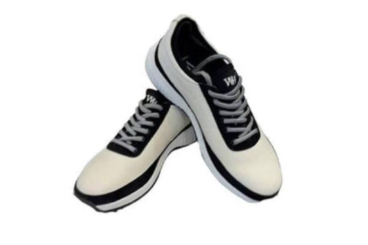 W&H White/Black - Original Design Signature Golf Shoes for Women