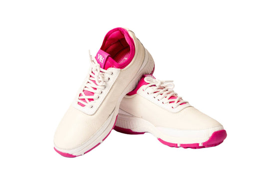 Deerskin Lynx Women's Performance Golf Shoes in Pink - New Release for Fall 2024