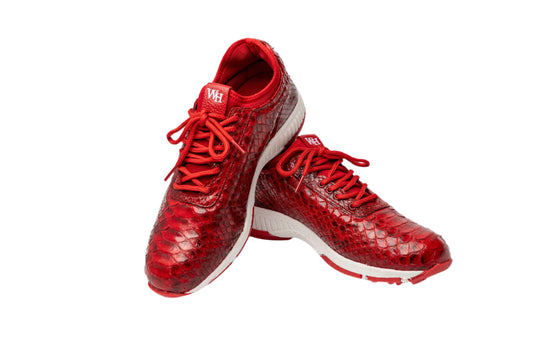 Men's Viper - Python Golf Shoes in Red