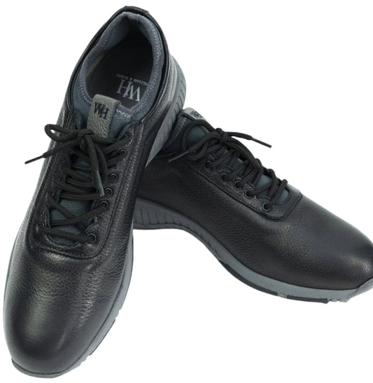 Deerskin Ace Men's Performance Golf Shoes in Black & Red - New Release for Fall 2024