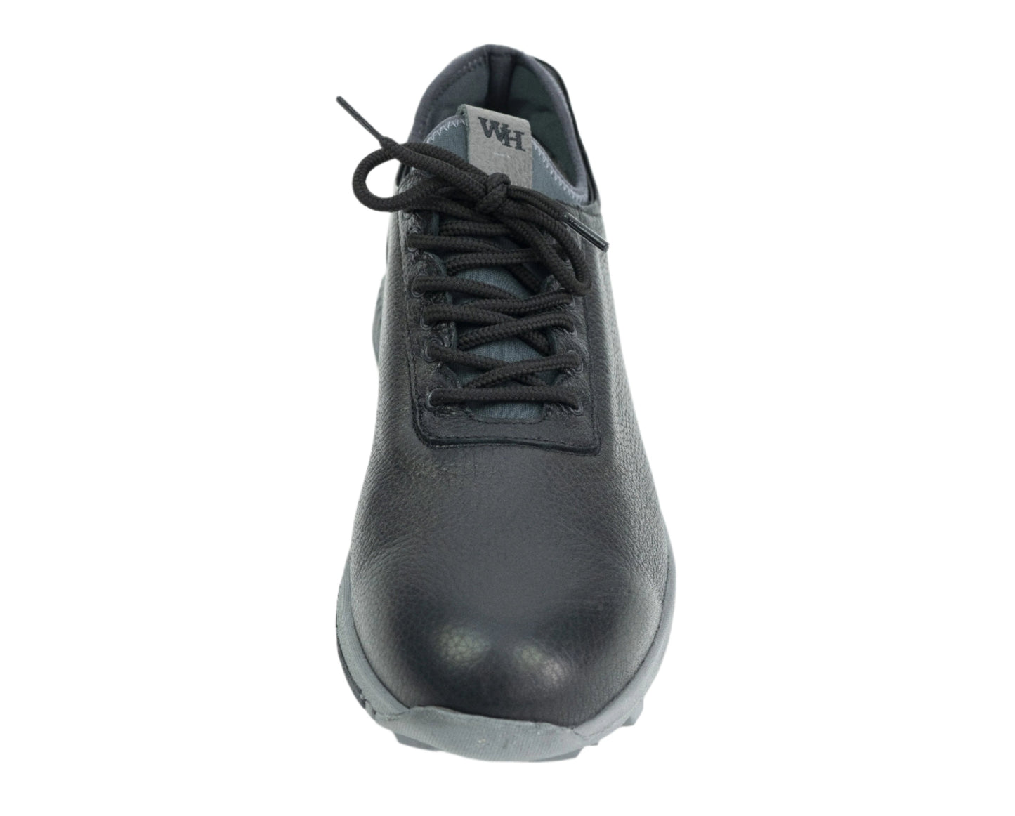 W&H Ace - Deerskin Men's Golf Shoes in All Black