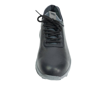 W&H Ace - Deerskin Men's Golf Shoes in All Black