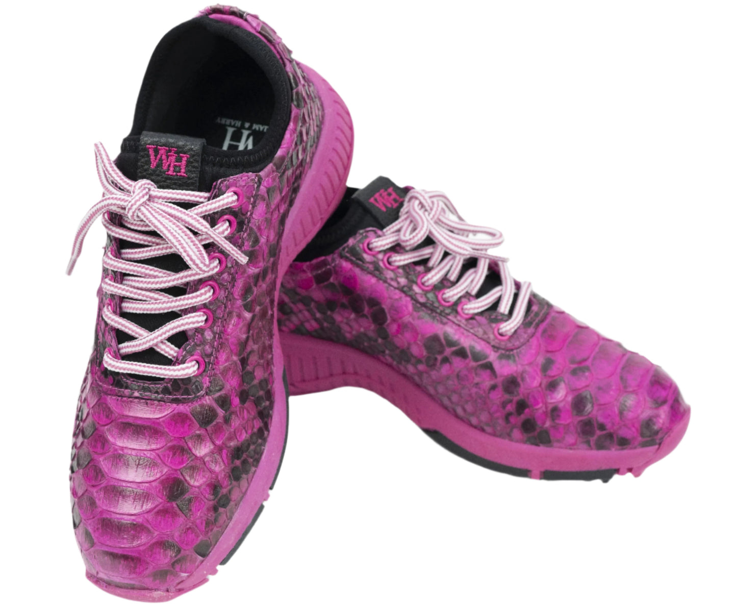 W&H VIPER: Pink - Women's Performance Golf Shoes in Pink & Black - New Release for Fall 2024