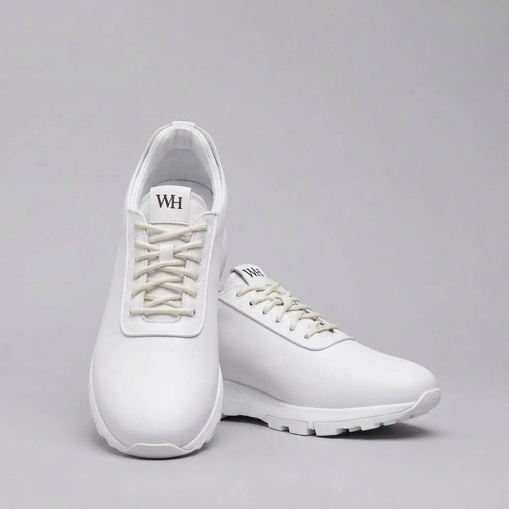 Ace Deerskin Golf Shoe - White