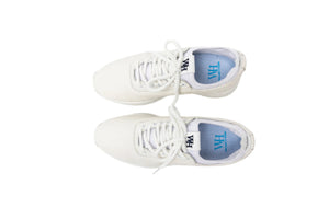 All white golf shoes