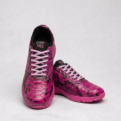 Viper Python Golf Shoe - Pink and Black