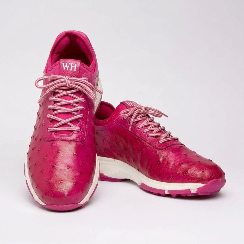 Eagle Ostrich Skin Golf Shoe - Pink