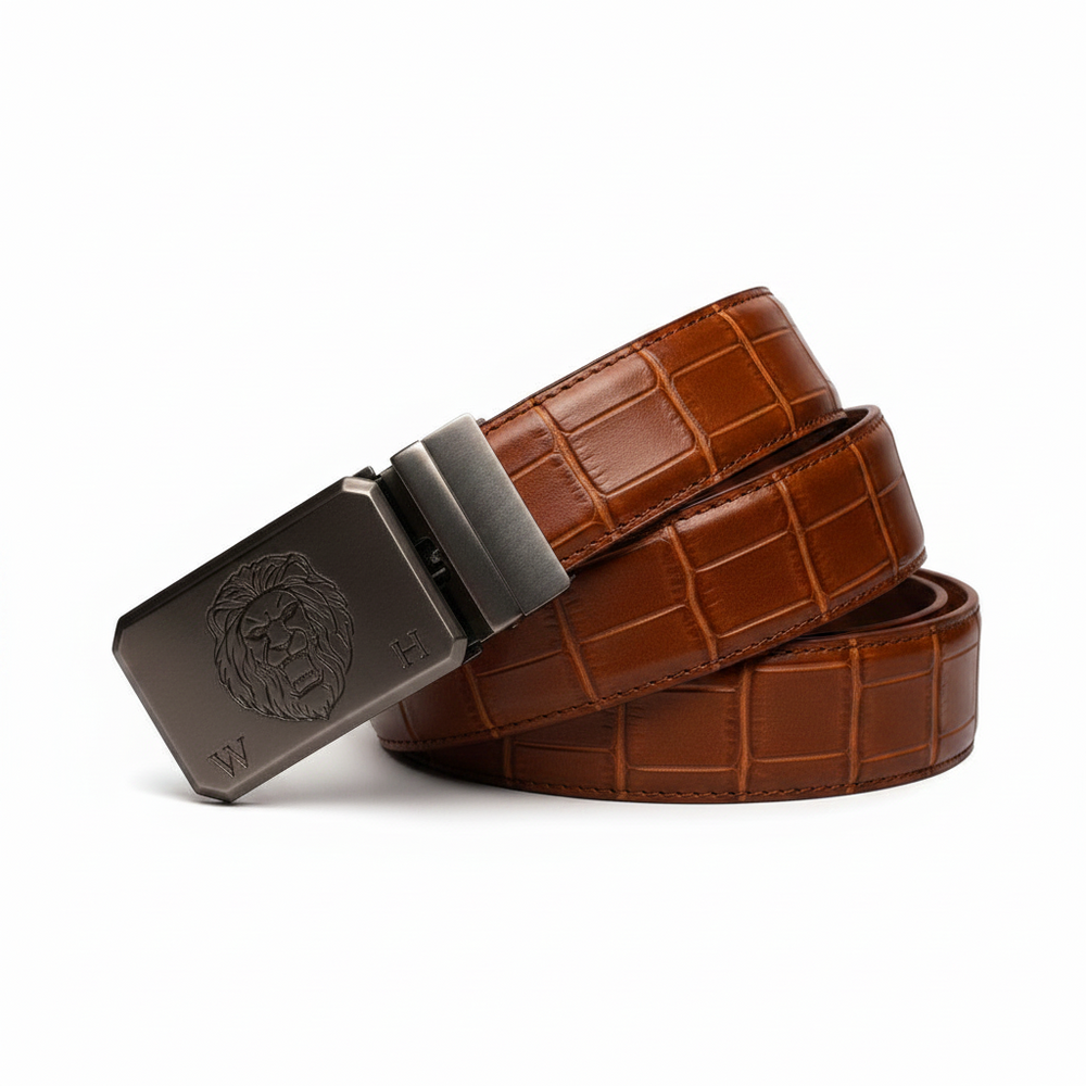 Alligator Exotic Skin Leather Strap