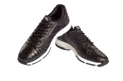 Men's Eagle - Ostrich Golf Shoes in Black