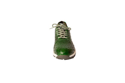 W&H Eagle - Ostrich Skin Golf Shoes for Men in Green