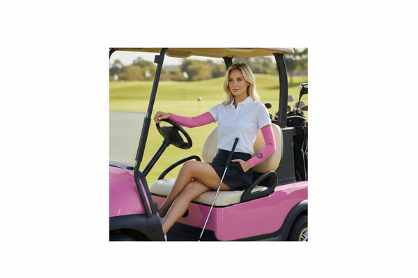 Women’s UV Performance Golf Sleeves – Pink