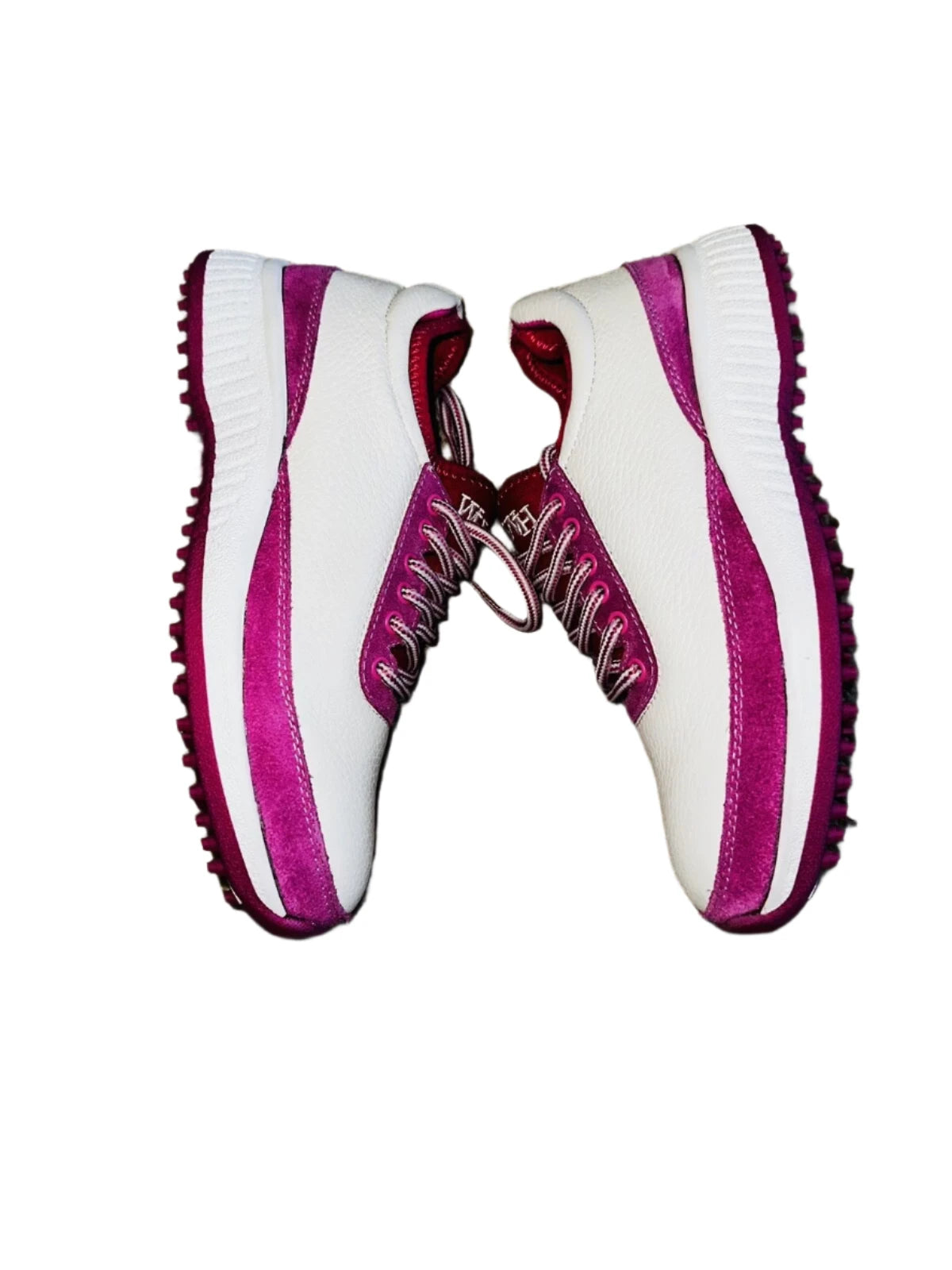 W&H Suede Pink/White - Original Design Signature Golf Shoes for Women