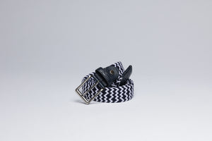 Braided Fabric Stretch Belts with Alligator End Caps - Men